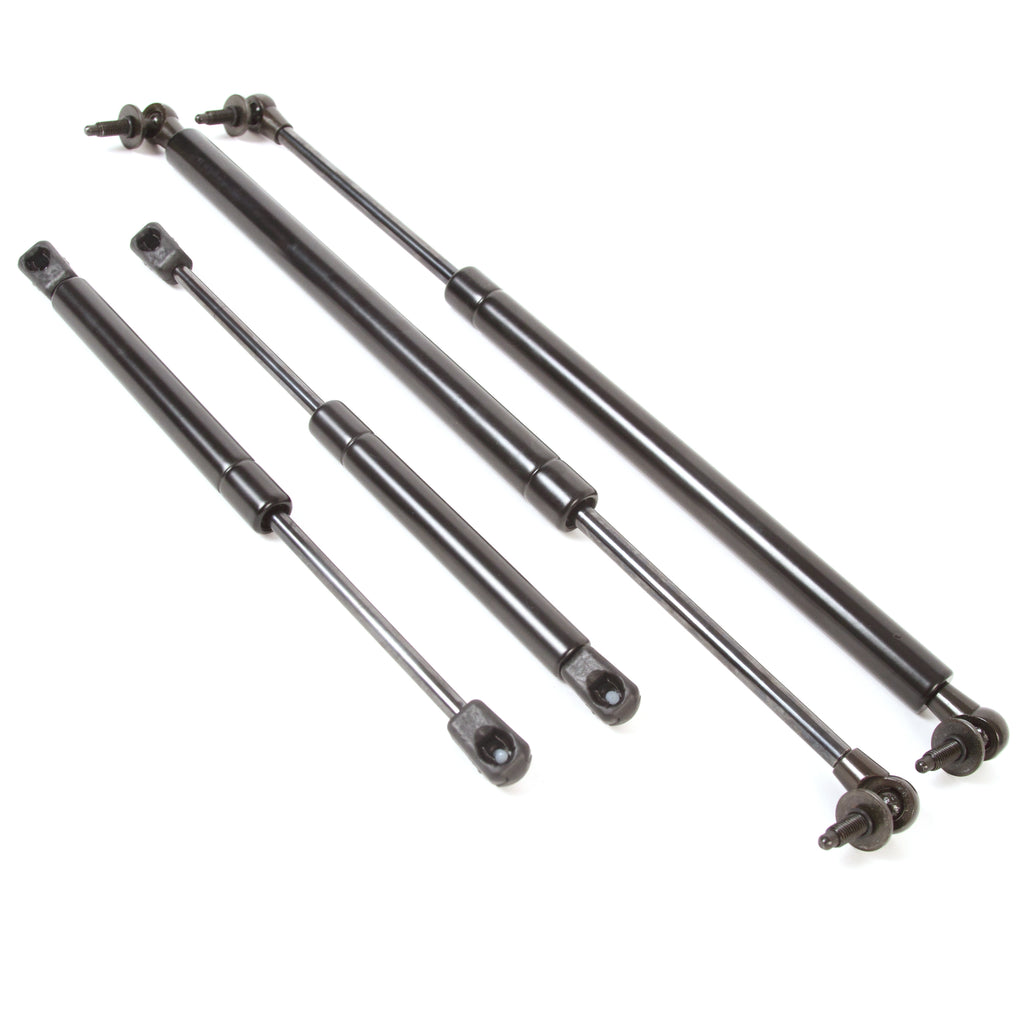 2003 fits Jeep Grand Cherokee Hood and Liftgate Gas Shocks Struts Prop 4pc COMBO KIT