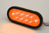 6" fits Oval Amber LED Parking OR Turn Signal Light Flush Mount Trailer Truck - Single Function Light