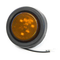 Amber fits LED 2" Round Clearance/Side Marker Light Kits with Grommet Truck Trailer RV