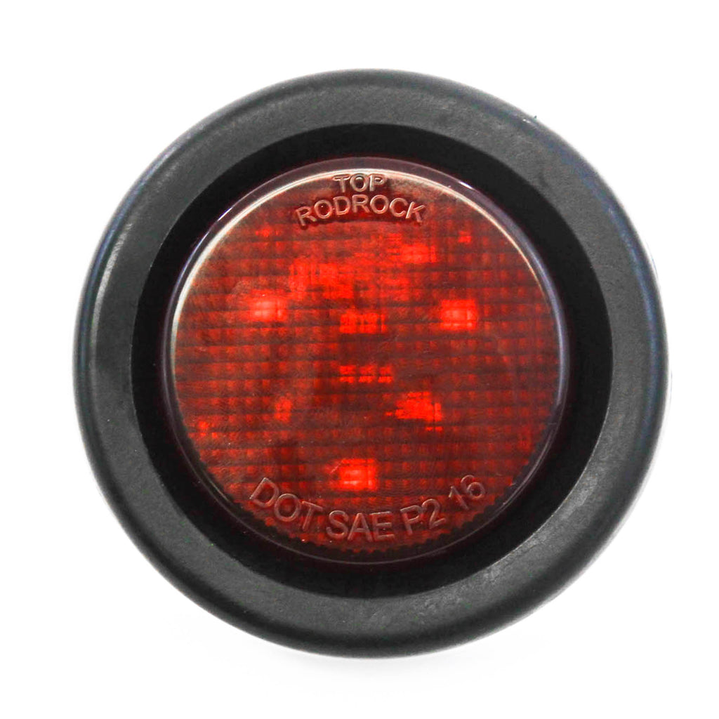 Red fits LED 2" Round Clearance/Side Marker Light Kits with Grommet Truck Trailer RV