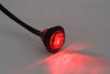 3/4" fits Red & Clear LED Clearance Side Marker Lights Truck Trailer Pickup Flush