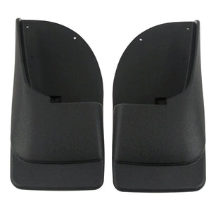 2006 fits Ford F250 F350 F450 Mud Flaps Rear Molded 2pc (for Without Fender Flares)