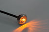 4 fits Clear/Amber LED Clearance Marker Lights 3/4" Trailer Bright Stainless Steel