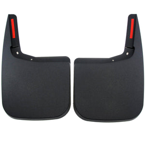 2015 fits Ford F150 Mud Flaps Guards Splash Rear Molded 2pc Pair (Without Fender Flares)