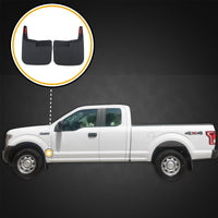 2015 fits Ford F150 Mud Flaps Guards Splash Front Molded 2pc Pair (Without Fender Flares)