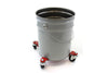 Heavy fits Duty 5 Gallon Drum Bucket Dolly Dollies Steel Frame Easy Push Roll Swivel Casters