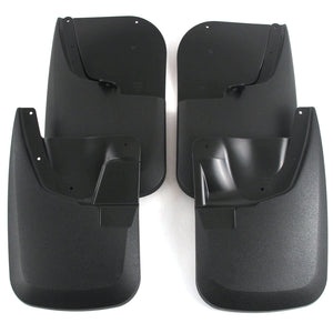 2012 fits Ford Super Duty F250/F350 Mud Flaps Guards Splash Front & Rear 4pc Set (Without Fender Flares)