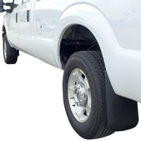2016 fits Ford Super Duty F250/F350 Mud Flaps Guards Splash Front & Rear 4pc Set (Without Fender Flares)