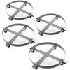 4 fits Heavy Duty Drum Dollies 1000 Pound - 55 Gallon Swivel Casters Wheel Steel Frame Non Tipping Hand Truck Capacity Dolly