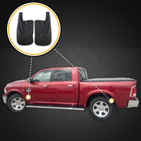 2013 fits Dodge Ram 2500/3500 Mud flaps (With OEM Fender Flares) Front and Rear 4 piece Set