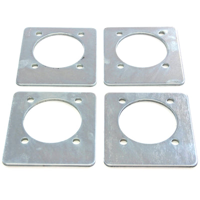 4) fits Backing Plate Mounting Plates for D Ring Plate Tie Down Recessed